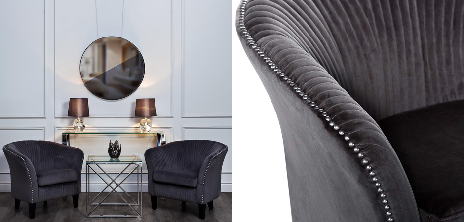 Кресло JackFlower Armchair grey Кресло JackFlower Armchair grey - Loft-Concept в Липецке