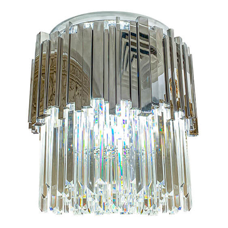 Потолочный светильник Luxxu Modern Round Light Silver 45 Прозрачное Стекло Серебряный Потолочный светильник Luxxu Modern Round Light Silver 45 Прозрачное Стекло Серебряный в Липецке | Loft Concept