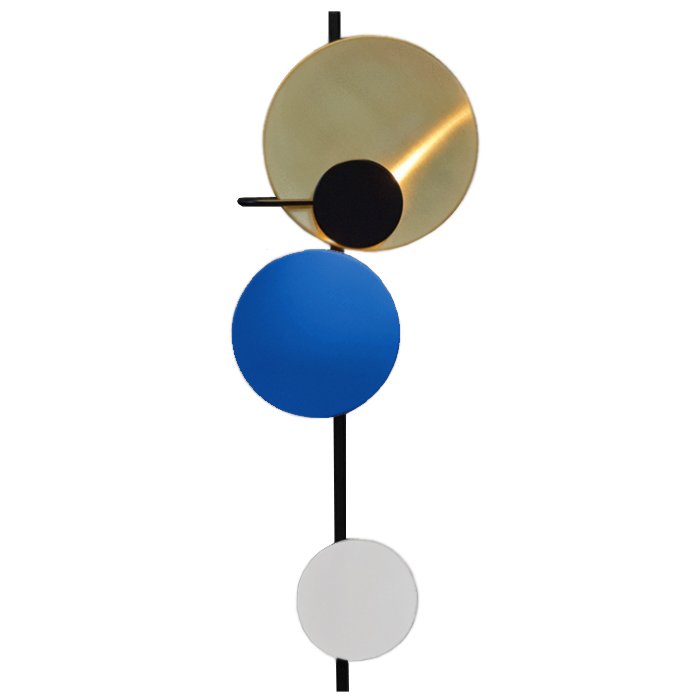 Бра PLANET LAMP METTE SCHELDE Латунь Белый Синий Черный Бра PLANET LAMP METTE SCHELDE Латунь Белый Синий Черный в Липецке | Loft Concept