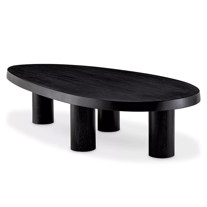 Кофейный стол Eichholtz Coffee Table Prelude Black Черный в Липецке | Loft Concept 