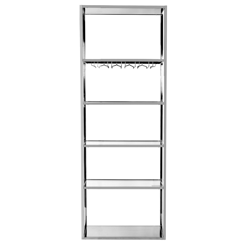 Стеллаж для хранения вина Raul Rack Chromium Прозрачный Хром Стеллаж для хранения вина Raul Rack Chromium Прозрачный Хром в Липецке | Loft Concept