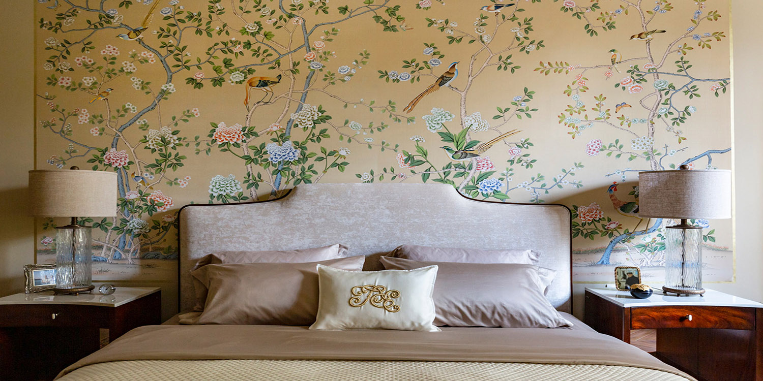 Обои ручная роспись Earlham Stone Ochre - фото №1