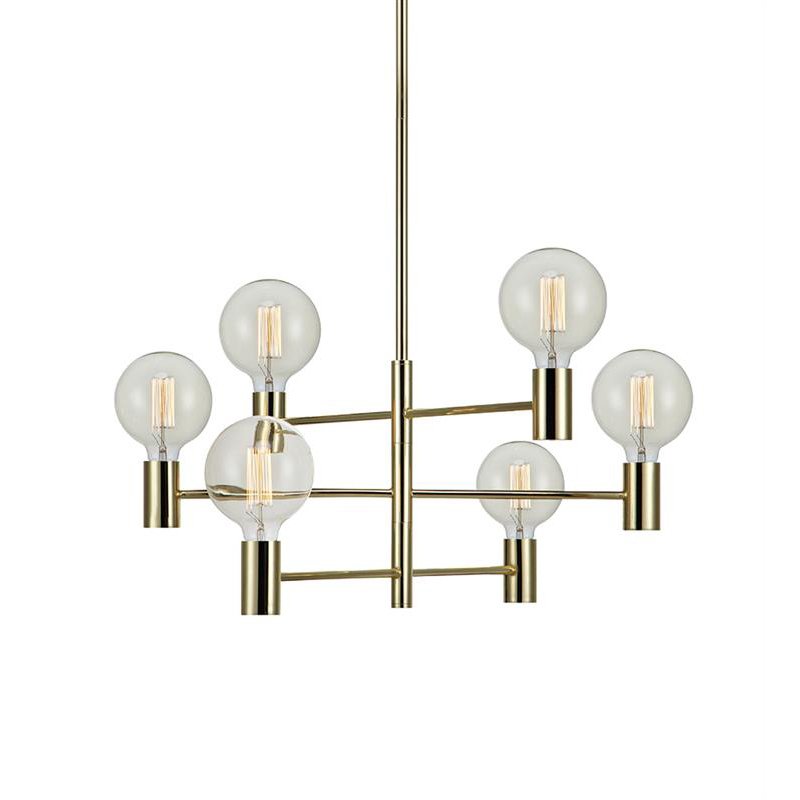 Люстра Helix Chandelier Gold Золотой Люстра Helix Chandelier Gold Золотой в Липецке | Loft Concept