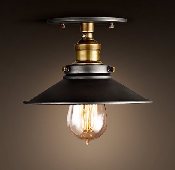 Потолочный светильник 20th c.Factory Filament Metal Потолочный светильник 20th c.Factory Filament Metal в Липецке | Loft Concept