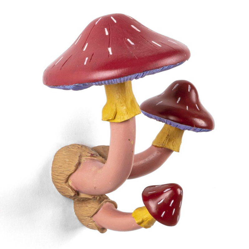 Аксессуар Seletti Hangers Mushroom Coloured Красный Аксессуар Seletti Hangers Mushroom Coloured Красный в Липецке | Loft Concept