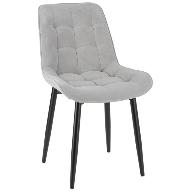 Стул Tufail Chair Светло-серый Черный Стул Tufail Chair Светло-серый Черный в Липецке | Loft Concept