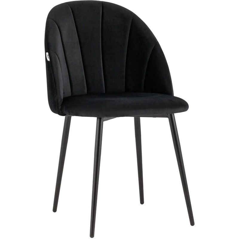 Стул Balsari S Chair Черный Велюр Черный Стул Balsari S Chair Черный Велюр Черный в Липецке | Loft Concept