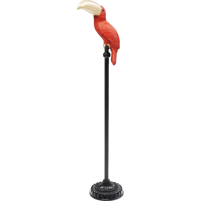 Статуэтка Red Tukan on a stand Красный Статуэтка Red Tukan on a stand Красный в Липецке | Loft Concept