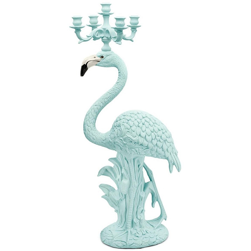 Подсвечник Candleholder Flamingo Bisc. Azure Matt Бирюзовый Подсвечник Candleholder Flamingo Bisc. Azure Matt Бирюзовый в Липецке | Loft Concept