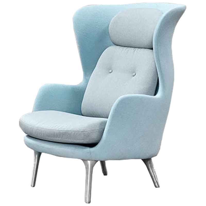 Кресло Bento Chair Голубой пастельный Серебряный Кресло Bento Chair Голубой пастельный Серебряный в Липецке | Loft Concept