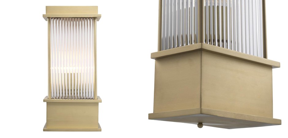 Бра Eichholtz Wall Lamp Jeremy Matte brass Бра Eichholtz Wall Lamp Jeremy Matte brass - Loft-Concept в Липецке