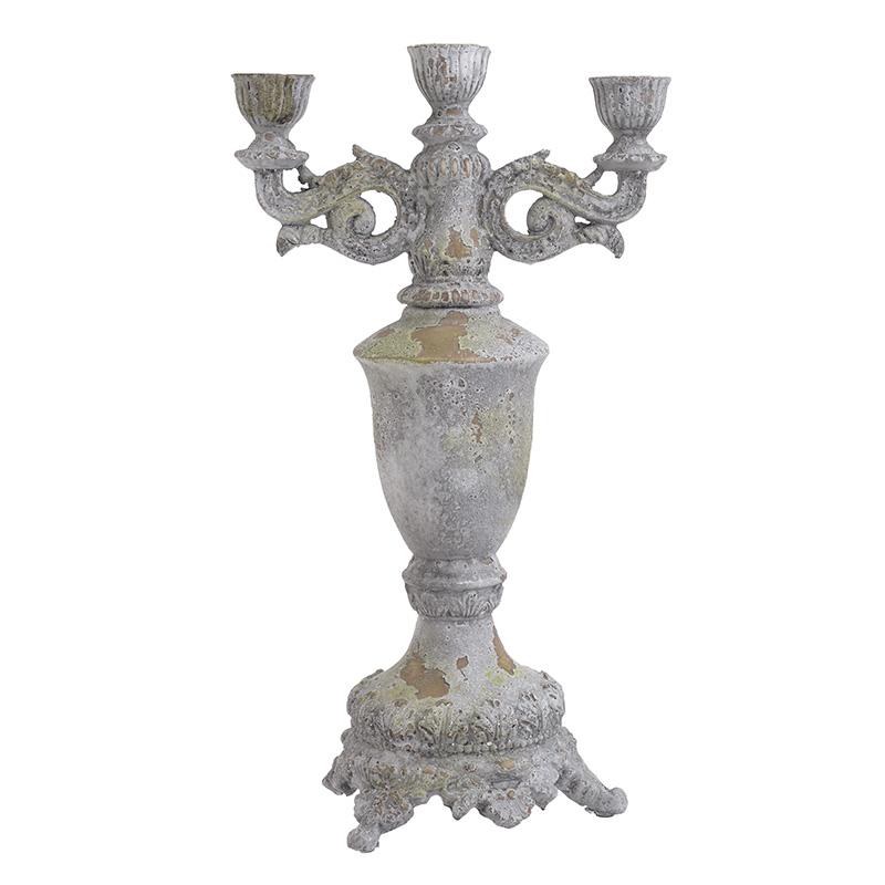 Подсвечник Myra Candlestick Серый Подсвечник Myra Candlestick Серый в Липецке | Loft Concept