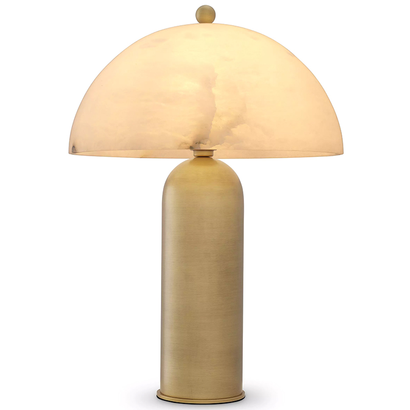 Настольная лампа Eichholtz Table Lamp Lorenza Белый Латунь Настольная лампа Eichholtz Table Lamp Lorenza Белый Латунь в Липецке | Loft Concept