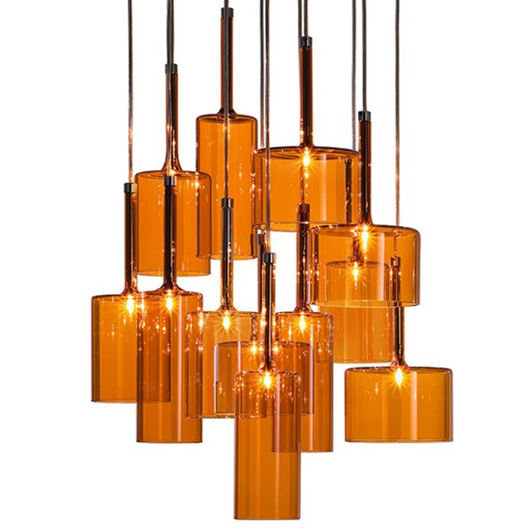 Люстра AXO Light Spillray Suspension Lamp Оранжевое Стекло Стекло Рубин Прозрачное Стекло Стекло Смок Люстра AXO Light Spillray Suspension Lamp Оранжевое Стекло Стекло Рубин Прозрачное Стекло Стекло Смок в Липецке | Loft Concept