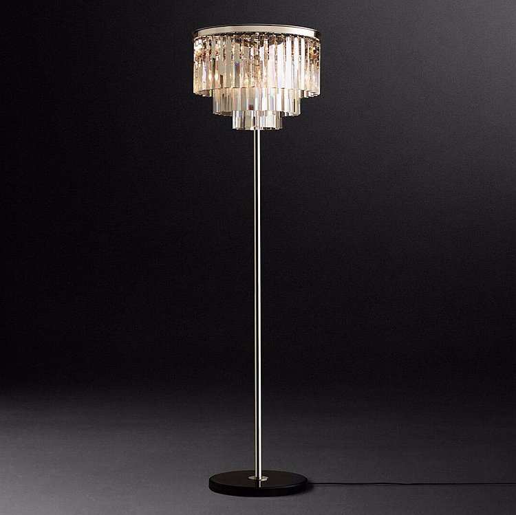 Торшер RH Odeon Floor Lamp Chrome Черный Мрамор Nero Хром Прозрачное Стекло Серый (Gray) Янтарь (Amber) Торшер RH Odeon Floor Lamp Chrome Черный Мрамор Nero Хром Прозрачное Стекло Серый (Gray) Янтарь (Amber) в Липецке | Loft Concept