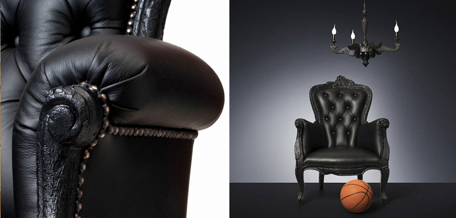 Дизайнерское Кресло Moooi Smoke обугленный эффект Дизайнерское Кресло Moooi Smoke обугленный эффект - Loft-Concept в Липецке