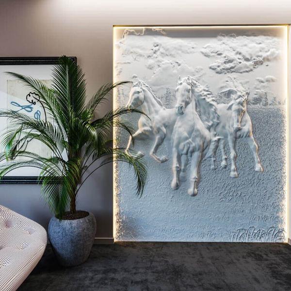Барельеф HORSES Барельеф HORSES в Липецке | Loft Concept