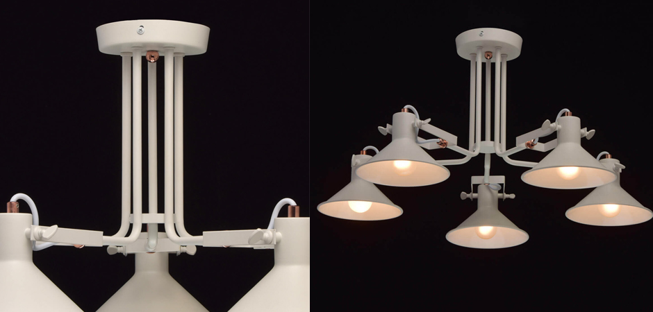 Потолочный светильник Rotating Light White Потолочный светильник Rotating Light White - Loft-Concept в Липецке