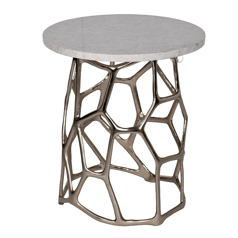 Приставной стол Lesley Cell Side Table Золотой Приставной стол Lesley Cell Side Table Золотой в Липецке | Loft Concept