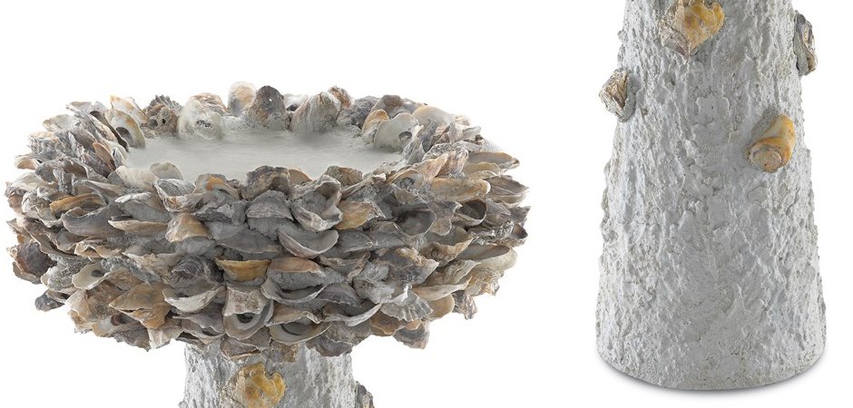 Приставной стол Oyster Shell Medium Bird Bath Приставной стол Oyster Shell Medium Bird Bath - Loft-Concept в Липецке