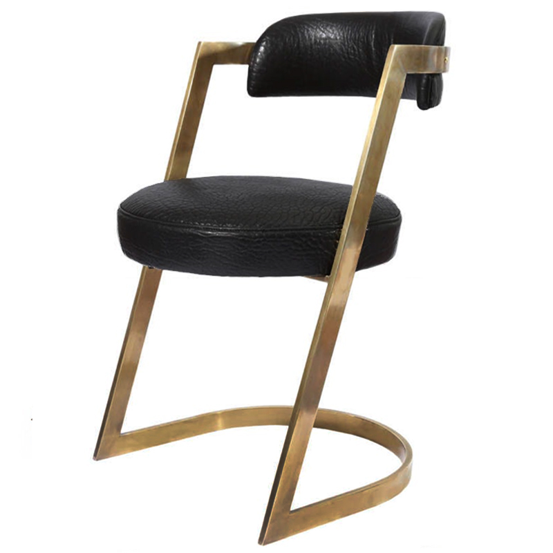 Стул Studio Dining Chair Черный Латунь Стул Studio Dining Chair Черный Латунь в Липецке | Loft Concept