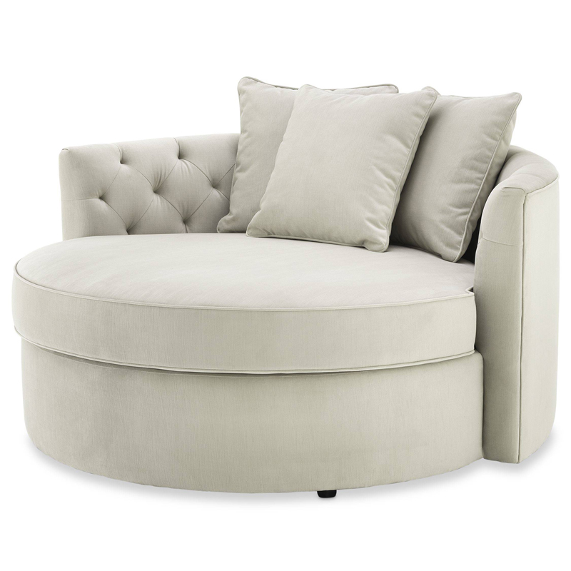 Диван Eichholtz Sofa Carlita Pebble grey Бежево-серый Диван Eichholtz Sofa Carlita Pebble grey Бежево-серый в Липецке | Loft Concept