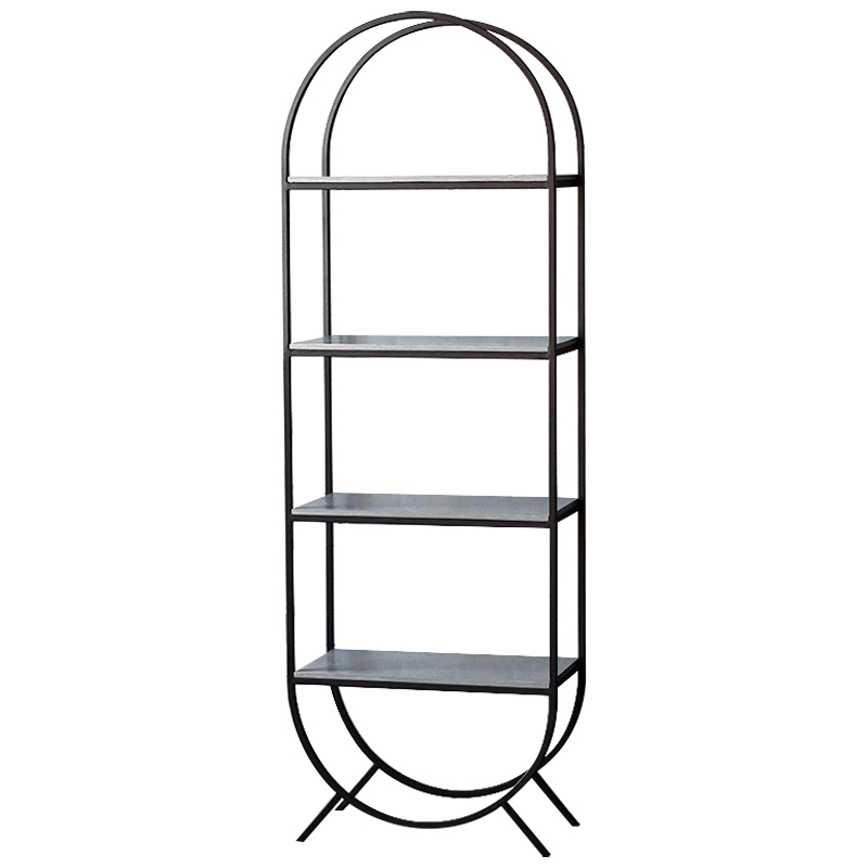 Стеллаж Hugo Industrial Metal Rust Rack Черный Серый Стеллаж Hugo Industrial Metal Rust Rack Черный Серый в Липецке | Loft Concept