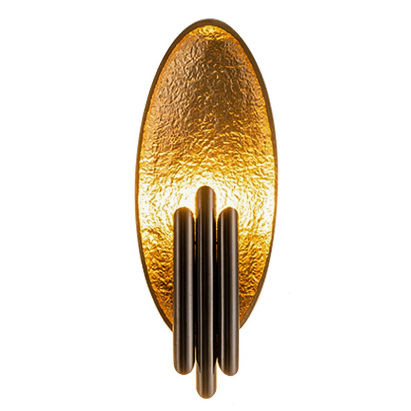 Бра Corrugation Gold Черный Золотой Бра Corrugation Gold Черный Золотой в Липецке | Loft Concept