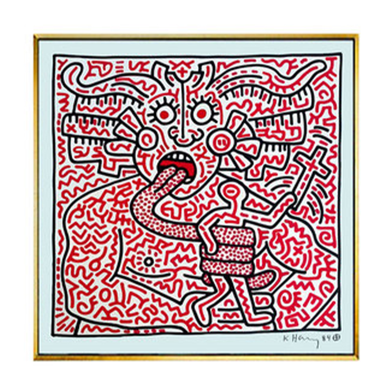 Постер Keith Haring 15 Мульти Постер Keith Haring 15 Мульти в Липецке | Loft Concept