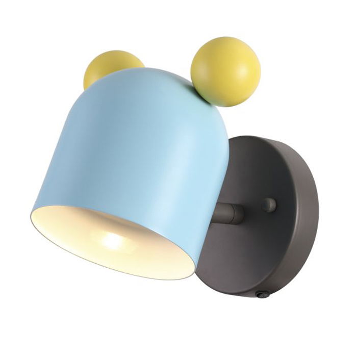 Бра Mickey Mouse Blue Голубой Бра Mickey Mouse Blue Голубой в Липецке | Loft Concept