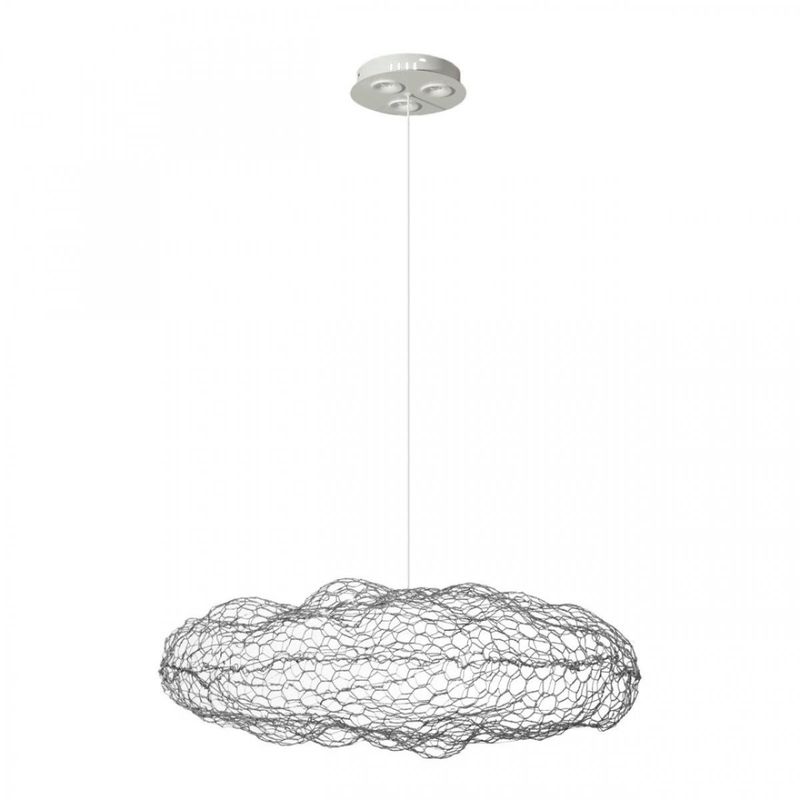Светодиодная Люстра Серебряная Сеть LED Cloud Silver Серебряный Светодиодная Люстра Серебряная Сеть LED Cloud Silver Серебряный в Липецке | Loft Concept