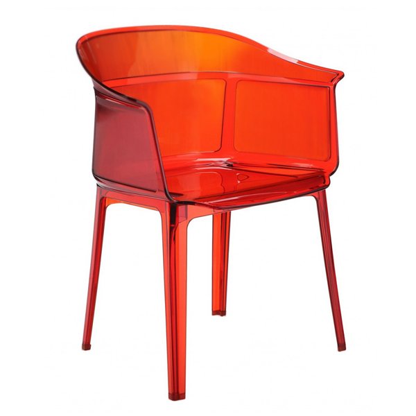 Стул Papyrus Kartell Красный Стул Papyrus Kartell Красный в Липецке | Loft Concept