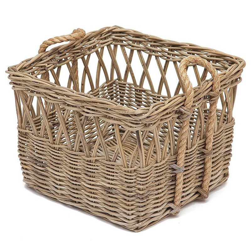 Корзина из ротанга Rattan Wicker Basket Древесина Корзина из ротанга Rattan Wicker Basket Древесина в Липецке | Loft Concept