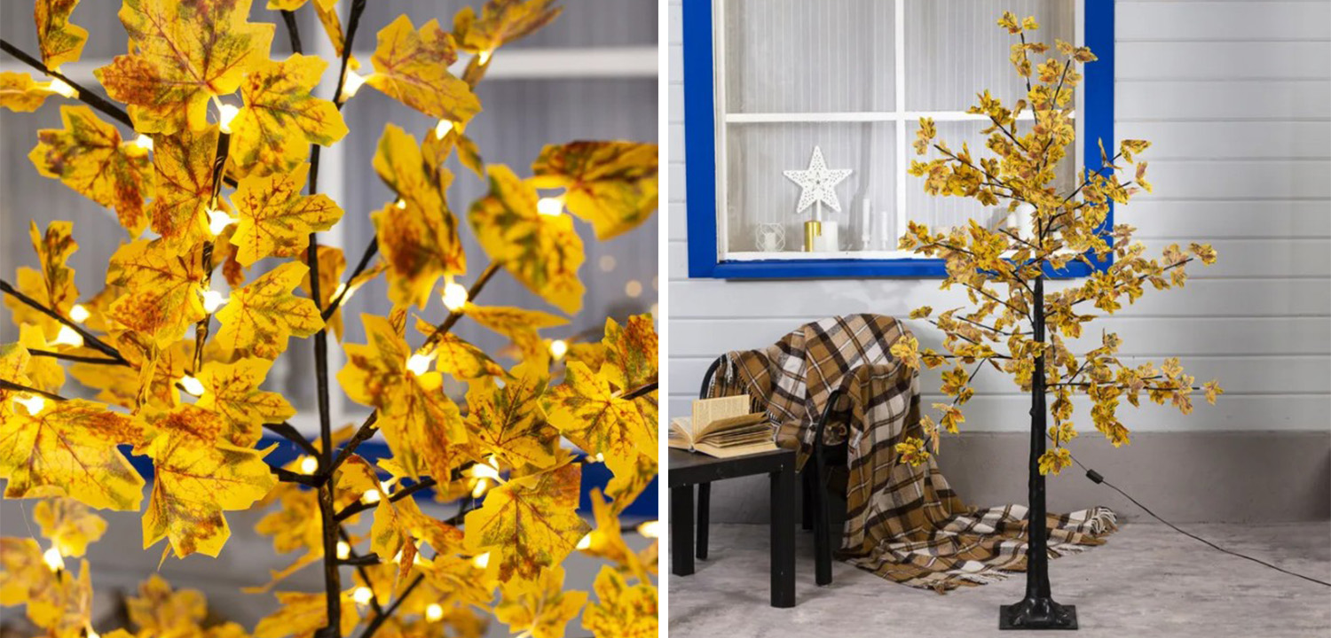 Светодиодное дерево Maple Yellow - фото