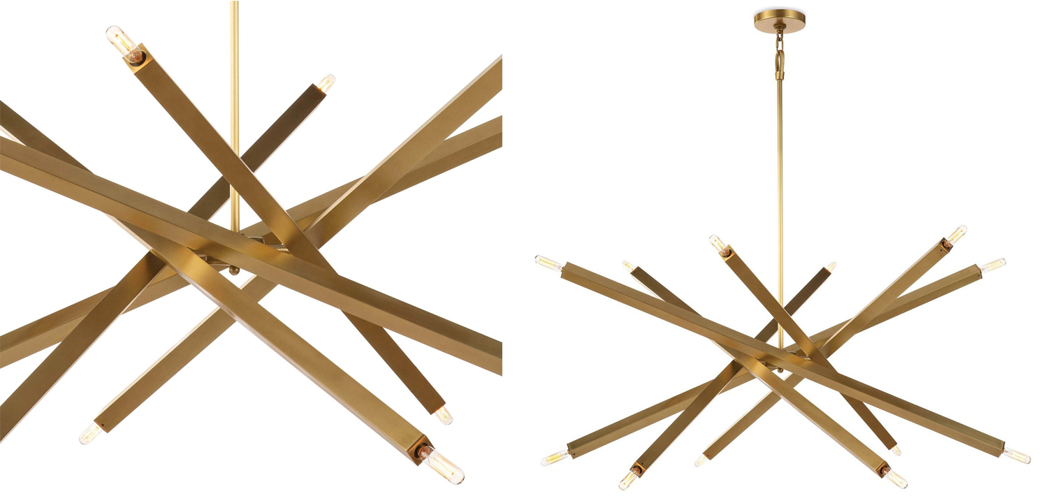 Люстра Blathmac Brass Chandelier - фото