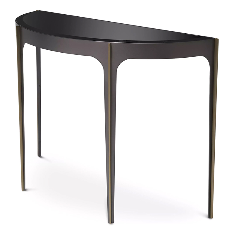 Консоль Eichholtz Console Table Artemisa Bronze Бронза Черный Консоль Eichholtz Console Table Artemisa Bronze Бронза Черный в Липецке | Loft Concept