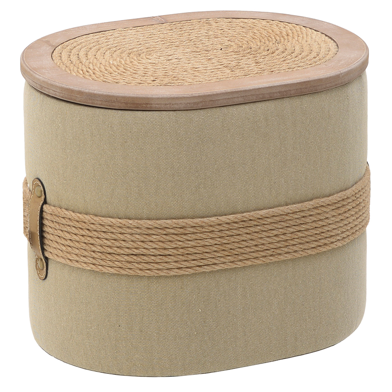 Пуф-бокс Soledad Pouf Бежево-серый Пуф-бокс Soledad Pouf Бежево-серый в Липецке | Loft Concept