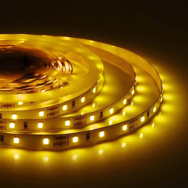 Светодиодная лента 4,8W/m 60LED/m 2835SMD желтый 5M Белый Светодиодная лента 4,8W/m 60LED/m 2835SMD желтый 5M Белый в Липецке | Loft Concept