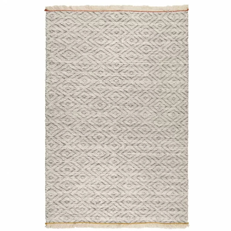 Ковер Mainyas Carpet 100% хлопок Белый Синий Ковер Mainyas Carpet 100% хлопок Белый Синий в Липецке | Loft Concept