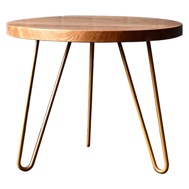 Кофейный стол Torin Industrial Metal Rust Coffee Table Светлый дуб Желтый в Липецке | Loft Concept 