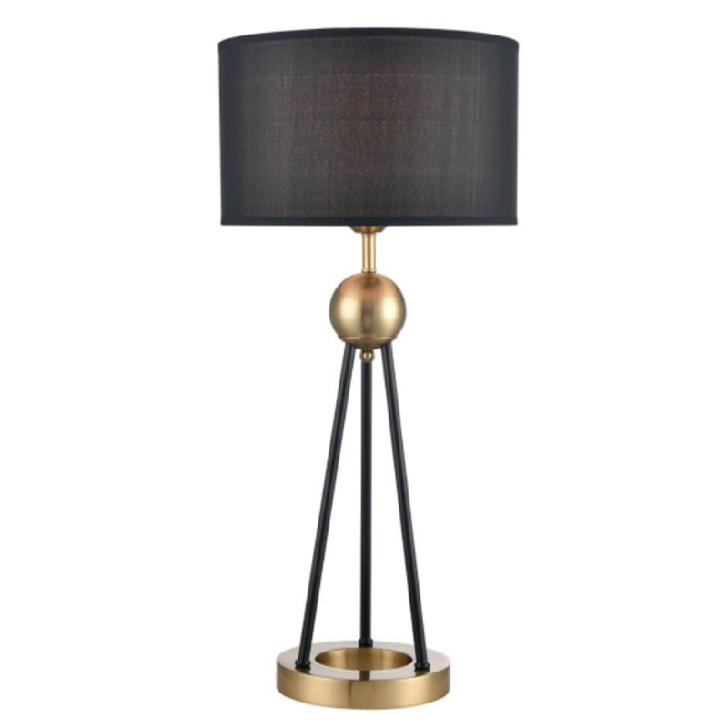 Настольная лампа Renske Table Lamp Черный Латунь Настольная лампа Renske Table Lamp Черный Латунь в Липецке | Loft Concept