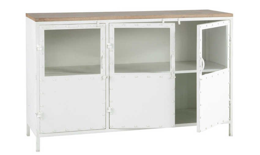 Буфет в стиле Лофт белый Industrial Rust Bleached Chest Буфет в стиле Лофт белый Industrial Rust Bleached Chest - Loft-Concept в Липецке