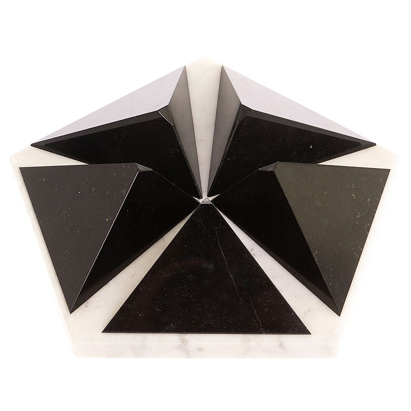 Подставка под шар в виде звезды из натуральных камней Змеевик Мрамор Natural Stone Sphere Stands Белый Черный Подставка под шар в виде звезды из натуральных камней Змеевик Мрамор Natural Stone Sphere Stands Белый Черный в Липецке | Loft Concept