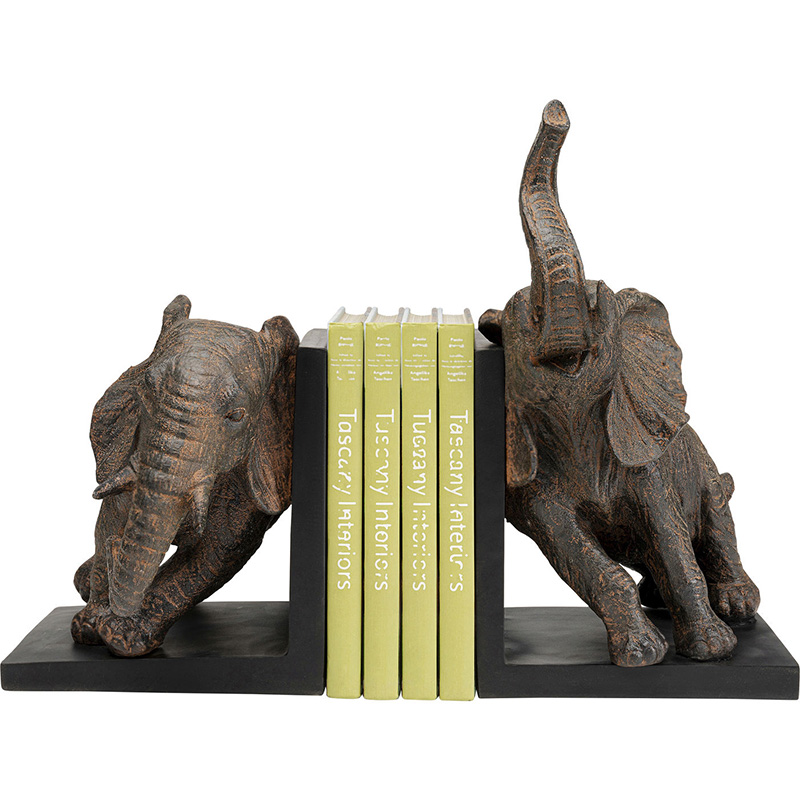 Держатель для книг Elephants Коричневый Держатель для книг Elephants Коричневый в Липецке | Loft Concept