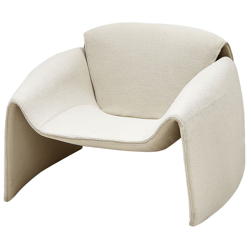 Кресло бежевое в стиле минимализм Chani Beige Armchair Бежевый Кресло бежевое в стиле минимализм Chani Beige Armchair Бежевый в Липецке | Loft Concept