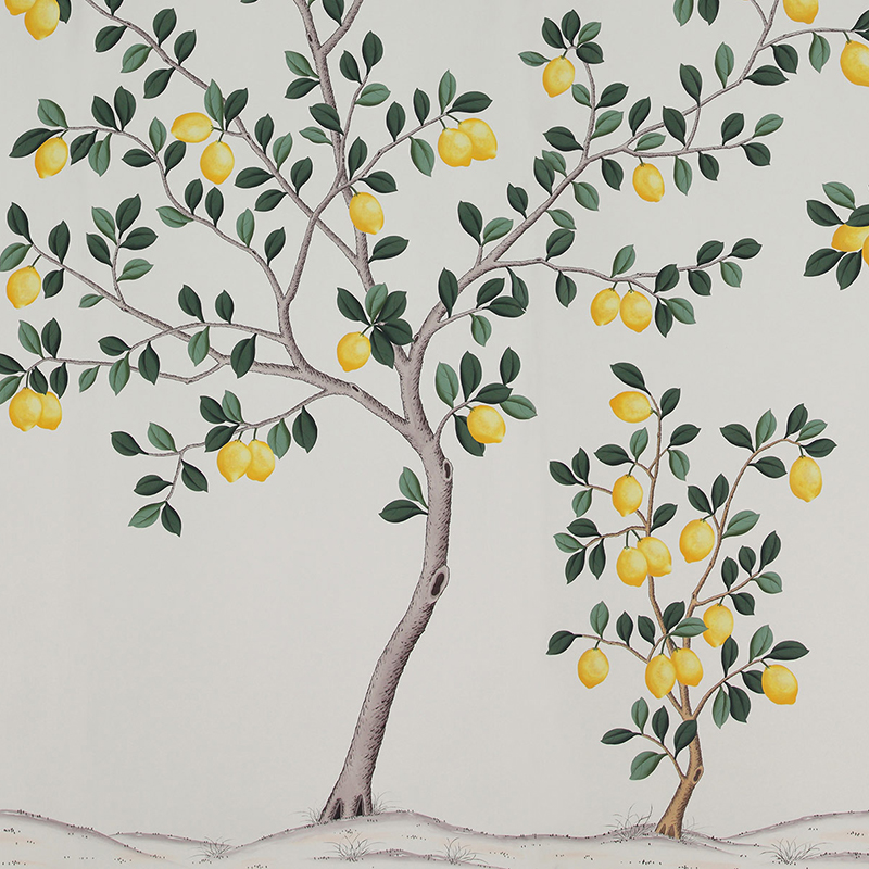 Обои ручная роспись Lemon Grove Bleached White Обои ручная роспись Lemon Grove Bleached White в Липецке | Loft Concept