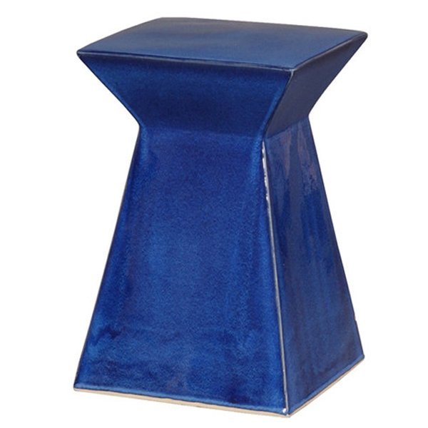 Керамический табурет Upright Garden Stool - Blue Синий Керамический табурет Upright Garden Stool - Blue Синий в Липецке | Loft Concept