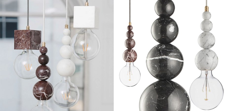 Подвесной светильник MARMOR SLIPP Bianco Подвесной светильник MARMOR SLIPP Bianco - Loft-Concept в Липецке