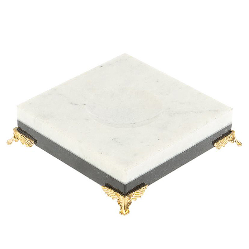 Подставка под шар квадратная из натуральных камней Змеевик Мрамор на ножках Natural Stone Sphere Stands Белый Мрамор Bianco Черный Бронза Подставка под шар квадратная из натуральных камней Змеевик Мрамор на ножках Natural Stone Sphere Stands Белый Мрамор Bianco Черный Бронза в Липецке | Loft Concept
