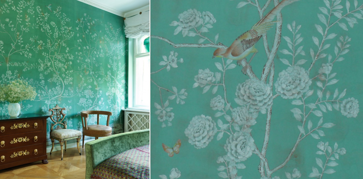 Обои ручной работы Earhalm Emerald - фото №1